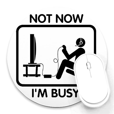 Gamers	 Round Mousepad from ArtsNow.com Front