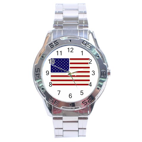 JOAO Stainless Steel Analogue Men’s Watch from ArtsNow.com Front