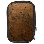 Brown Tooled Leather Compact Camera Leather Case