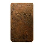 Brown Tooled Leather Memory Card Reader (Rectangular)