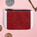 Faus Ostrich Leather Mini Coin Purse