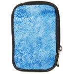 Grunge Blue Soft Leather Texture Compact Camera Leather Case
