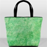 Green Grunge Soft Leather Texture Bucket Bag