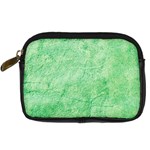 Green Grunge Soft Leather Texture Digital Camera Leather Case