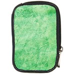 Green Grunge Soft Leather Texture Compact Camera Leather Case