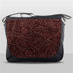 Flowers And Swirls Messenger Bag