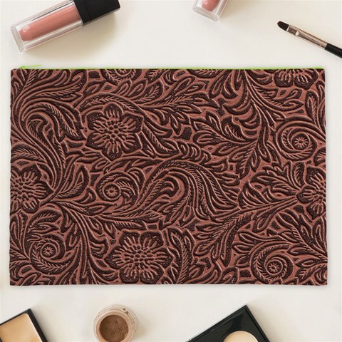 Flowers And Swirls Cosmetic Bag (XXL) from ArtsNow.com Front