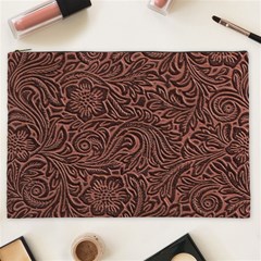 Flowers And Swirls Cosmetic Bag (XXL) from ArtsNow.com Front