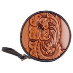 Floral Tooled Leather Classic 20-CD Wallet