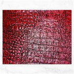 Ll Alligator Red Jigsaw Puzzle (Rectangular)