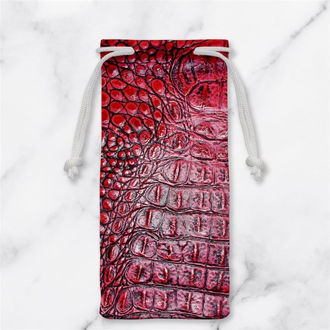Ll Alligator Red Jewelry Bag from ArtsNow.com Front