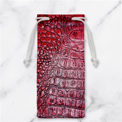 Ll Alligator Red Jewelry Bag from ArtsNow.com Back