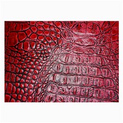 Ll Alligator Red Glasses Cloth (Large, Two Sides) from ArtsNow.com Front