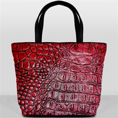Ll Alligator Red Bucket Bag from ArtsNow.com Front