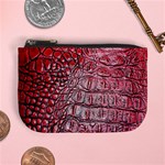 Ll Alligator Red Mini Coin Purse