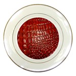 Ll Alligator Natural Color Porcelain Plate