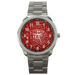 Ll Alligator Natural Color Sport Metal Watch