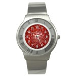 Ll Alligator Natural Color Stainless Steel Watch