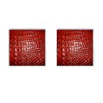 Ll Alligator Natural Color Cufflinks (Square)