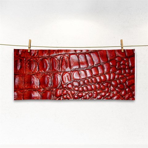 Ll Alligator Natural Color Hand Towel from ArtsNow.com Front