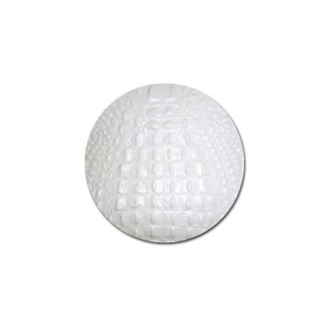Ll Alligator White Golf Ball Marker (10 pack) from ArtsNow.com Front