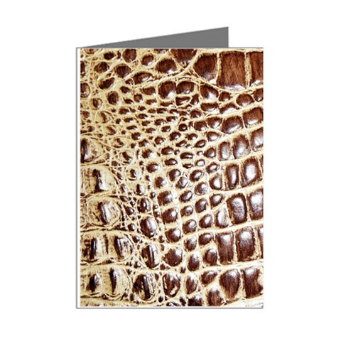 Ll Alligator Macro Mini Greeting Cards (Pkg of 8) from ArtsNow.com Right