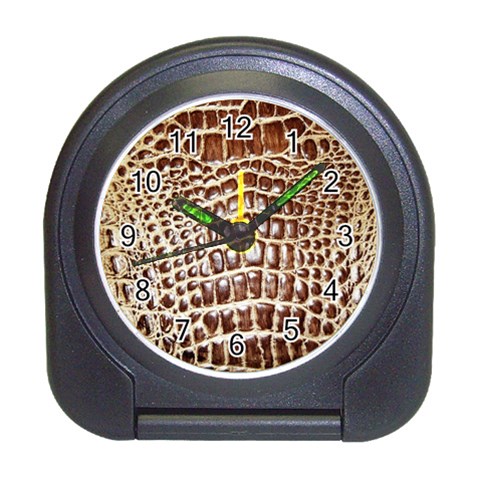 Ll Alligator Macro Travel Alarm Clock from ArtsNow.com Front