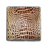 Ll Alligator Macro Memory Card Reader with Storage (Square)