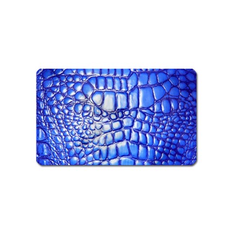 Ll Alligator Deep Blue Magnet (Name Card) from ArtsNow.com Front