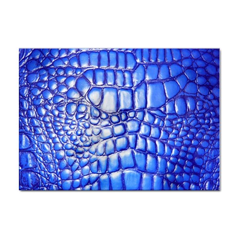 Ll Alligator Deep Blue Sticker A4 (100 pack) from ArtsNow.com Front