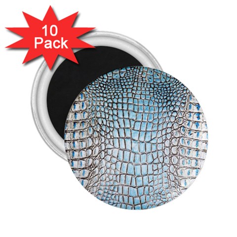 Ll Alligator Blue 2.25  Magnet (10 pack) from ArtsNow.com Front