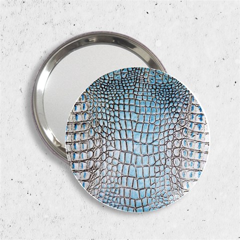 Ll Alligator Blue 2.25  Handbag Mirror from ArtsNow.com Front