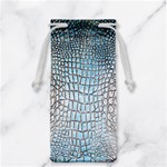 Ll Alligator Blue Jewelry Bag