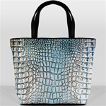 Ll Alligator Blue Bucket Bag
