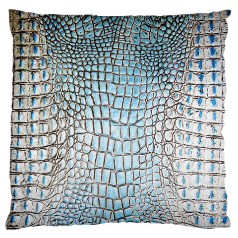 Ll Alligator Blue Large Cushion Case (One Side) from ArtsNow.com Front