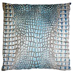 Ll Alligator Blue Large Cushion Case (Two Sides)