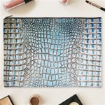 Ll Alligator Blue Cosmetic Bag (XXXL)