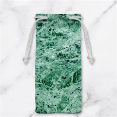 12x12 Gemstone Green Marble Jewelry Bag from ArtsNow.com Front