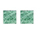 12x12 Gemstone Green Marble Cufflinks (Square)