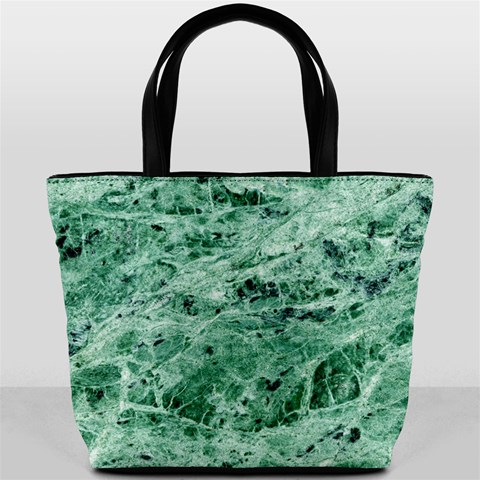 12x12 Gemstone Green Marble Bucket Bag from ArtsNow.com Front