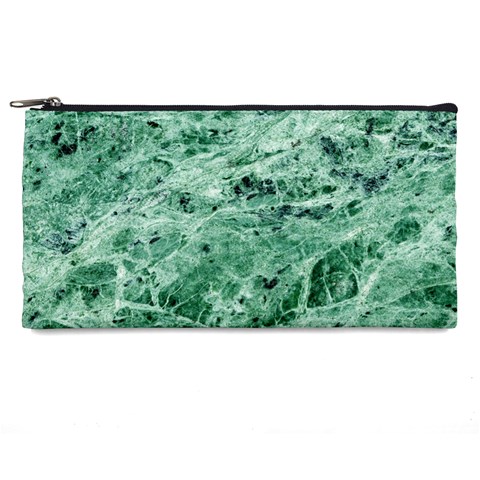 12x12 Gemstone Green Marble Pencil Case from ArtsNow.com Front