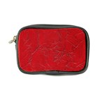 Leather Look & Skins Cracked Red Leather Coin Purse