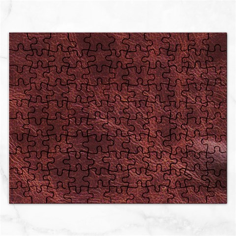 Leather Look & Skins Capri Brown Jigsaw Puzzle (Rectangular) from ArtsNow.com Front