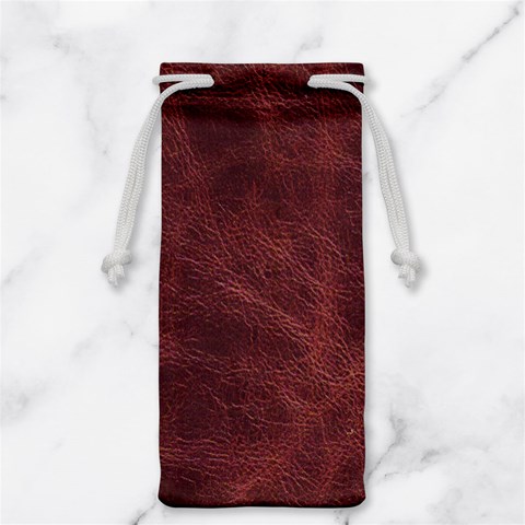 Leather Look & Skins Capri Brown Jewelry Bag from ArtsNow.com Front