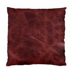 Leather Look & Skins Capri Brown Cushion Case (Two Sides) from ArtsNow.com Back