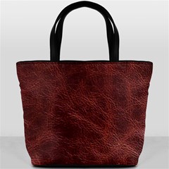 Leather Look & Skins Capri Brown Bucket Bag from ArtsNow.com Front