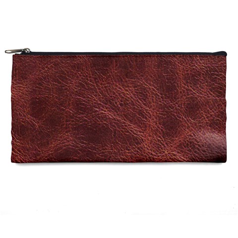 Leather Look & Skins Capri Brown Pencil Case from ArtsNow.com Front