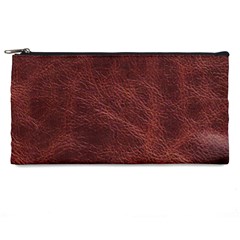 Leather Look & Skins Capri Brown Pencil Case from ArtsNow.com Front