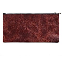 Leather Look & Skins Capri Brown Pencil Case from ArtsNow.com Back