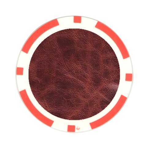 Leather Look & Skins Capri Brown Poker Chip Card Guard (10 pack) from ArtsNow.com Front
